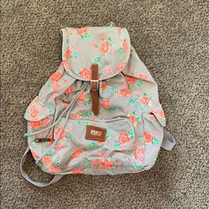 PINK Victoria’s Secret Floral Canvas Backpack